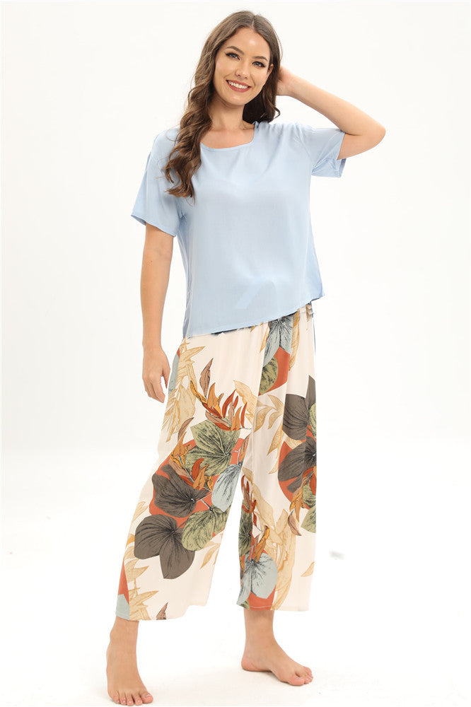 Home Wear Pajamas Women's Suit Cotton