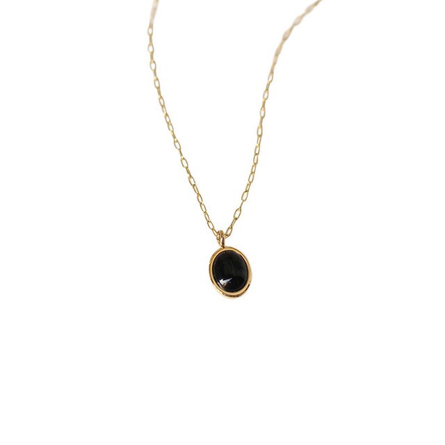 Titanium steel necklace female niche clavicle chain