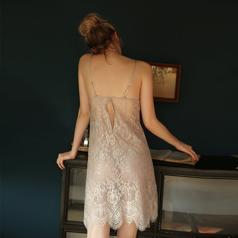 Fashionable home wear short skirt pajamas
