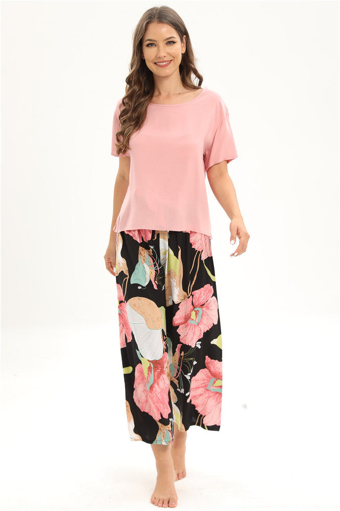 Home Wear Pajamas Women's Suit Cotton